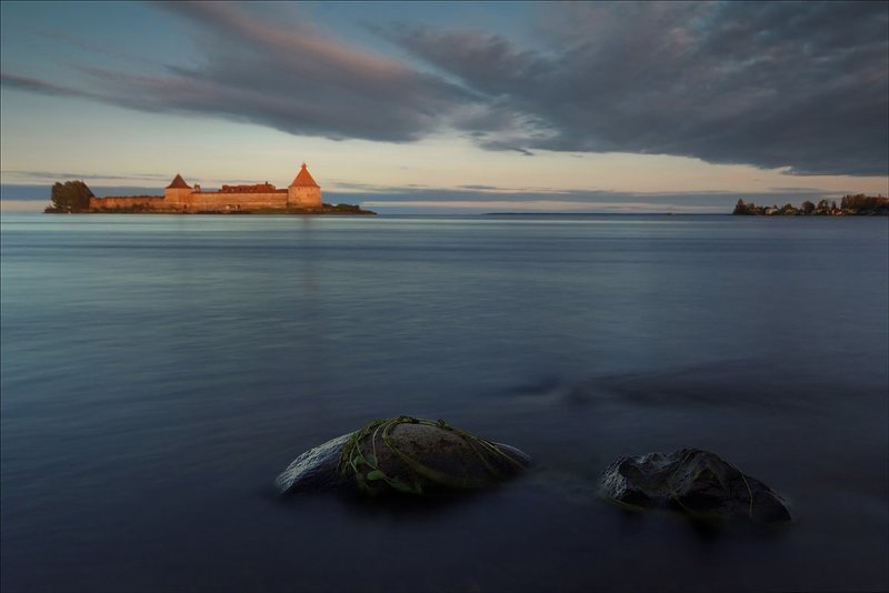 Шлисельбуржская,закатная фото превью