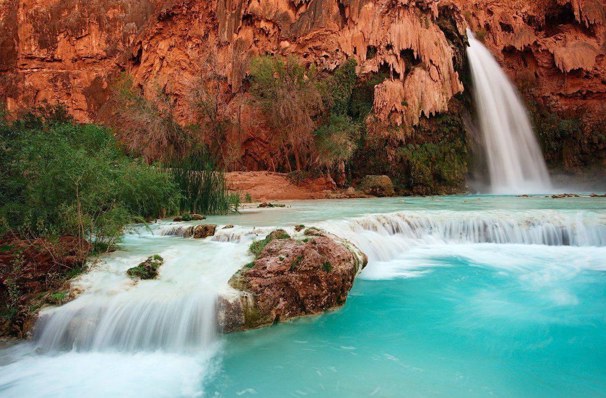 havasu falls, supai, grand canyon, arizona, Андрей Ведерников
