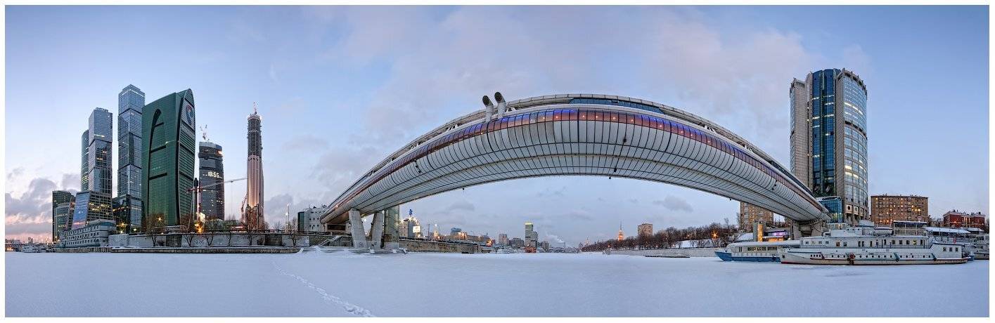 вечер, зима, москва, москва-сити, Соболев Игорь