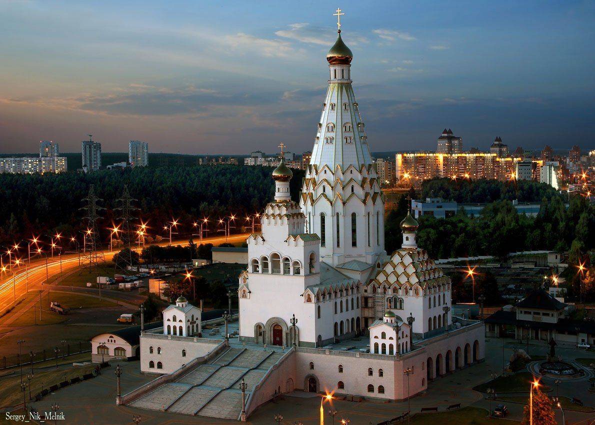 храм, церковь, беларусь, минск, вечер, Melnik-oy Serg-N-