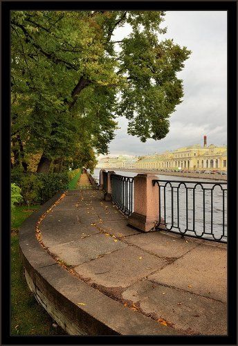 Простая цветная осеняя питерская зарисовка