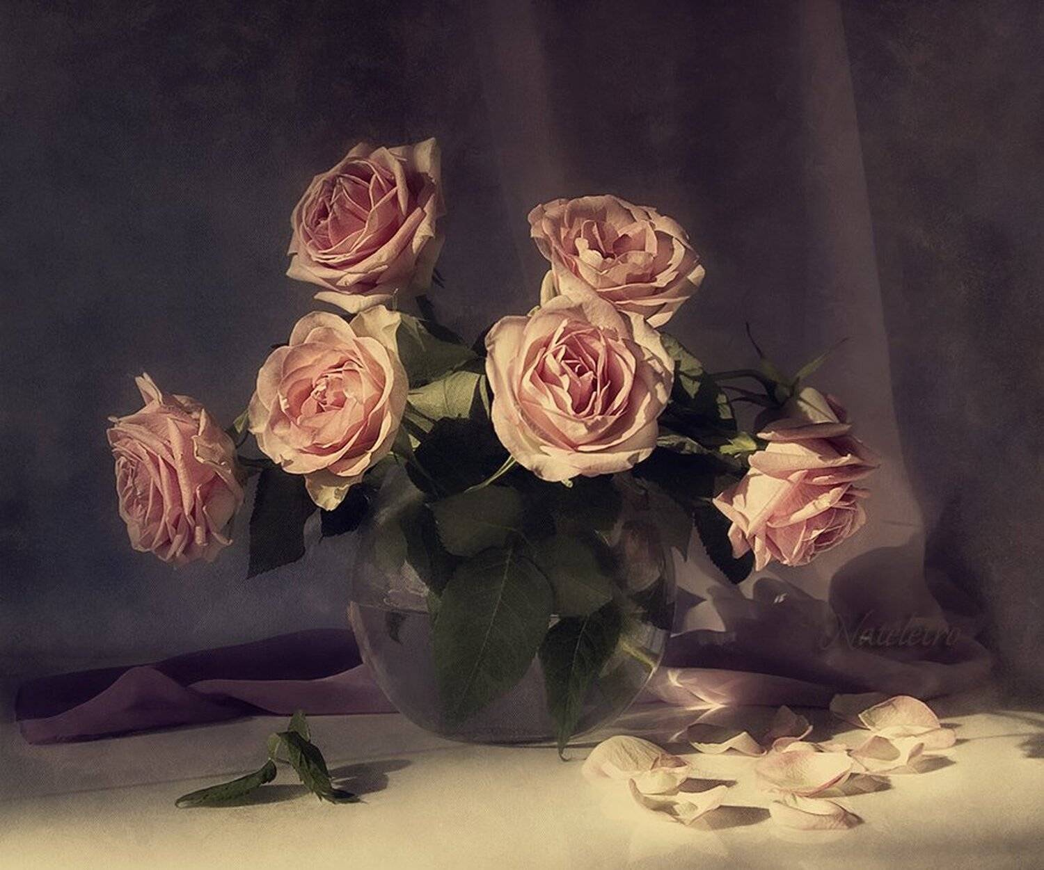 натюрморт, цветы, розы, Наталья Кузнецова (Nateletro)