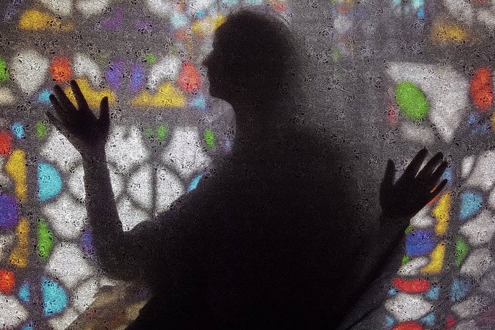 silhouette, woman, color, fine art, Mohammad Dadsetan