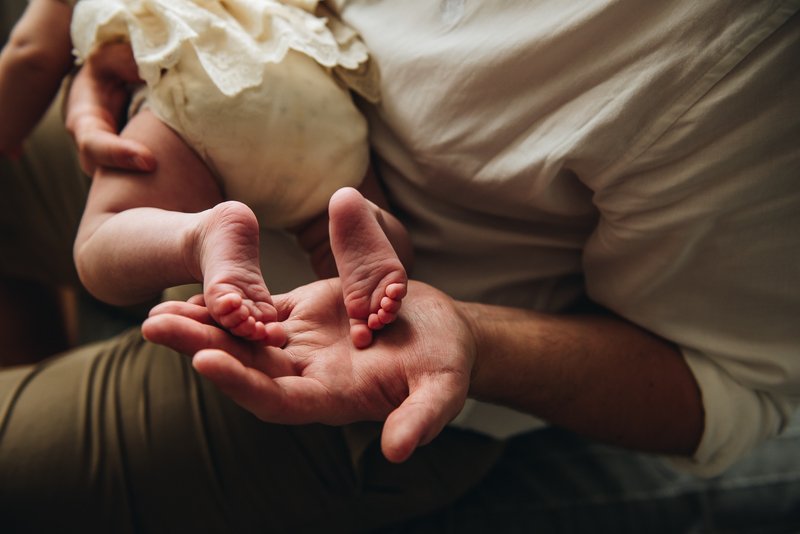 дети, новорожденные, детали, ножки  фото превью