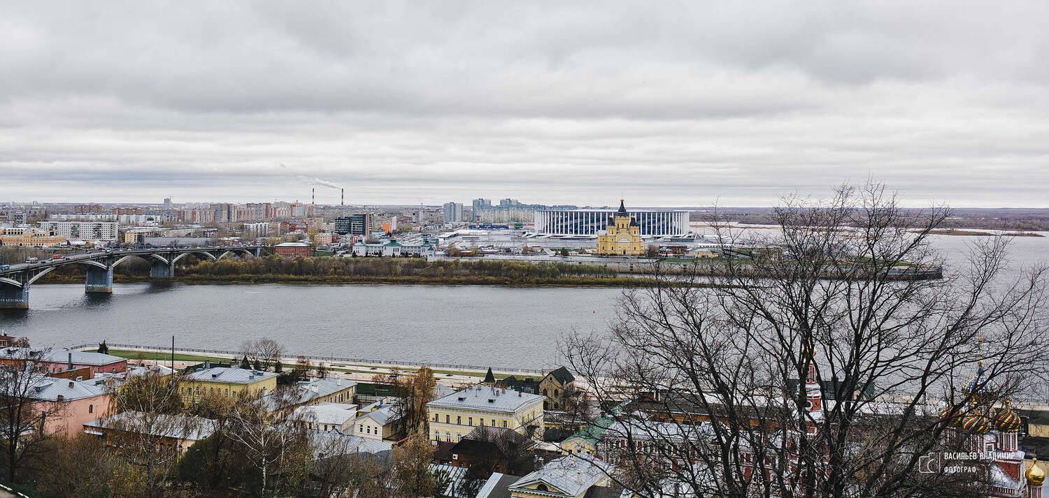 пейзаж, нижний новгород, landscape, осень, urban, urban style, город, стиль города, стрелка, река ока, река волга, река, Владимир Васильев