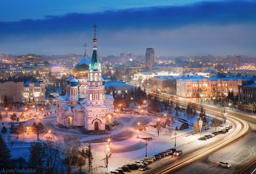 Омск зимний