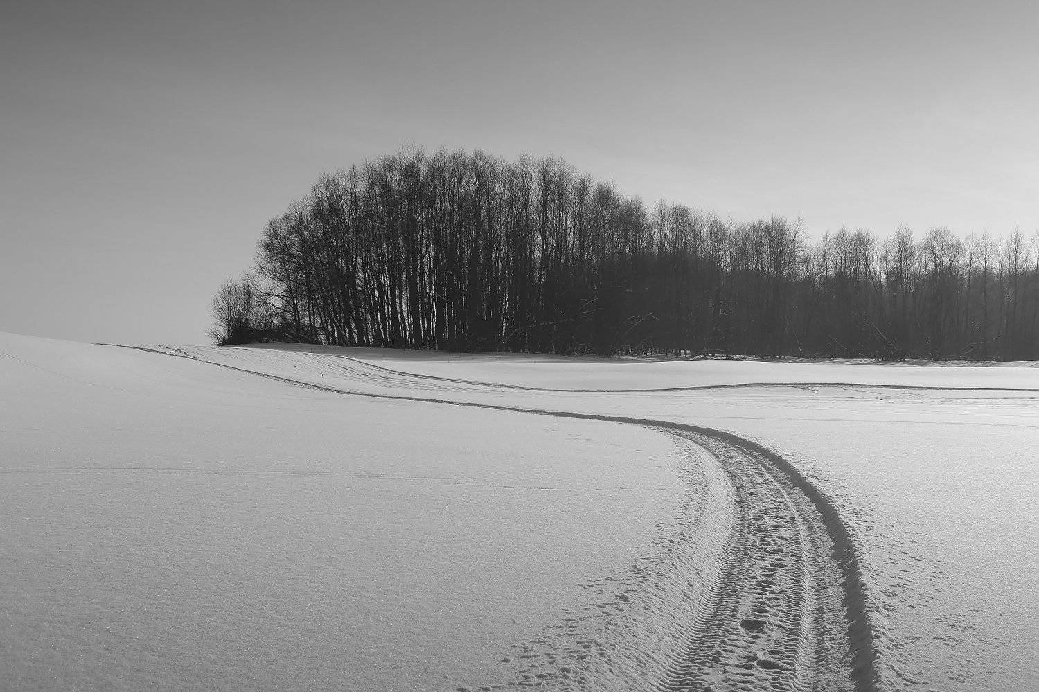 зима, река, обь, Евгений Зинов