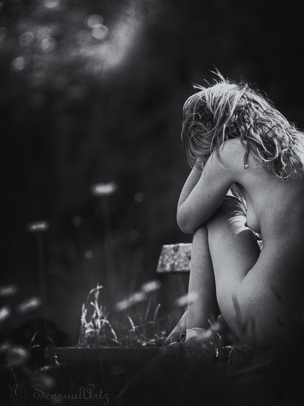 female, woman, nude, ballerina, dancer, grief, sadness, Grief of the bushfires фото превью