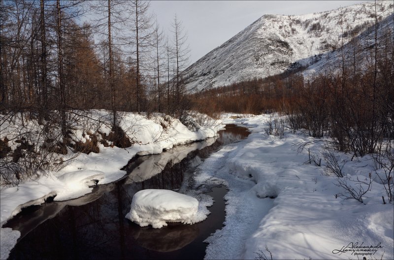 бурятия Южно-Муйский хребет, р. Бамбукой фото превью