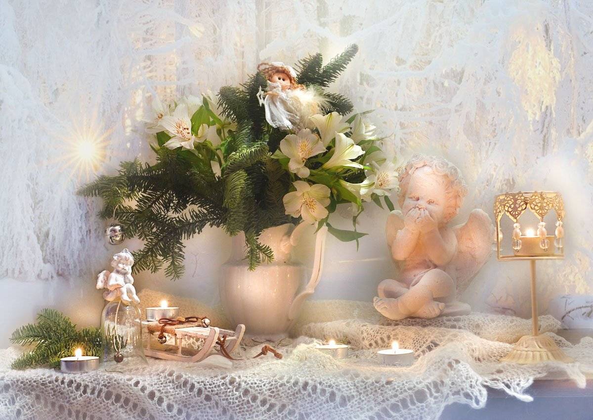 still life, январь,натюрморт, фото натюрморт, свечи, рождество, праздник, подсвечник,  настроение, зима,, Колова Валентина