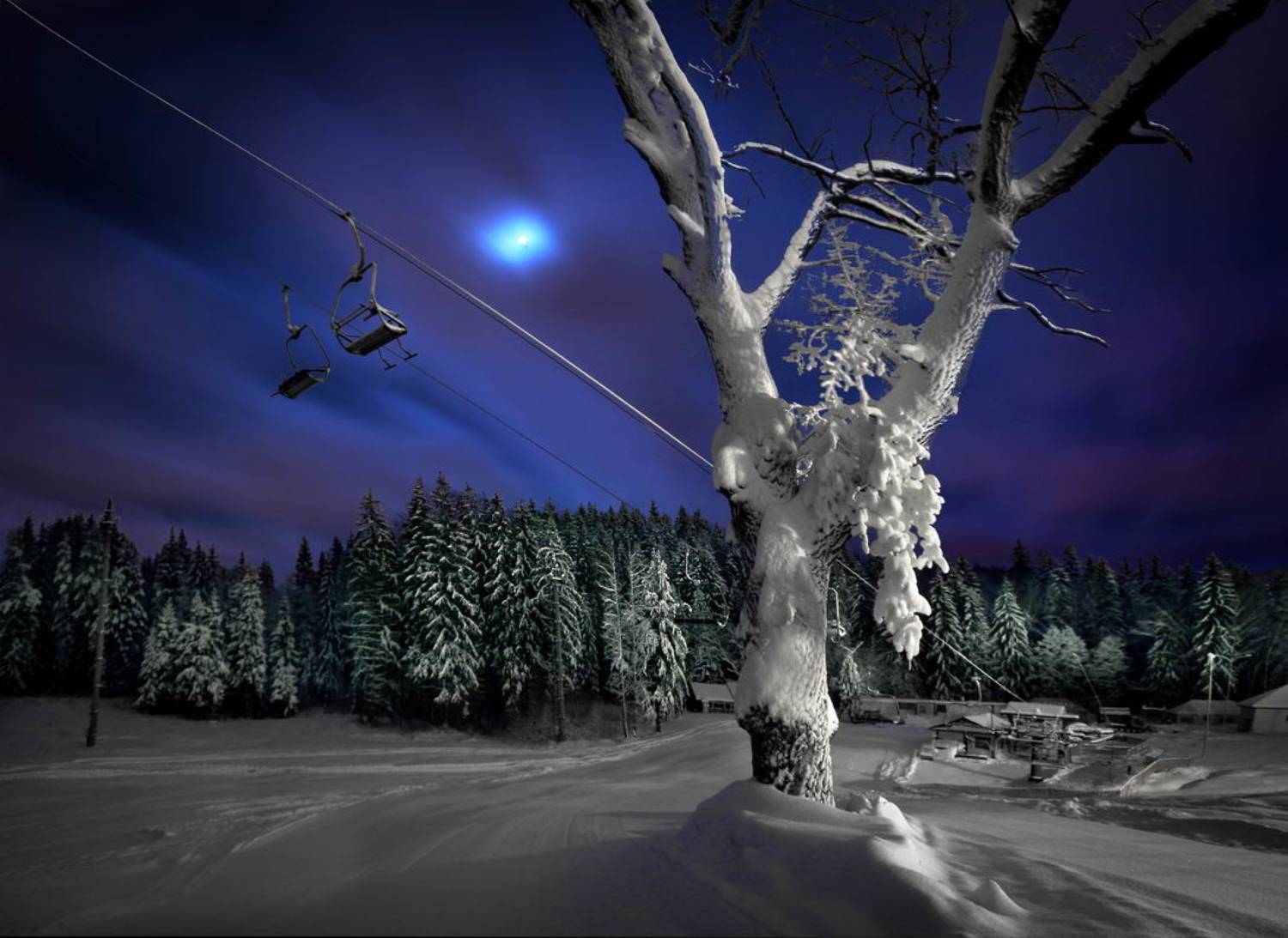 беларусь, звезды, зима, луна, мороз, ночь, снег, логойск, дудутки, Melnik-oy Serg-N-