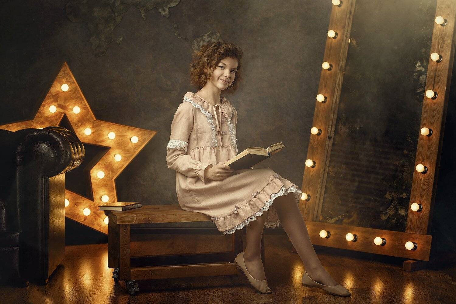 дети, девушка, портрет, студия, Чихняев Максим