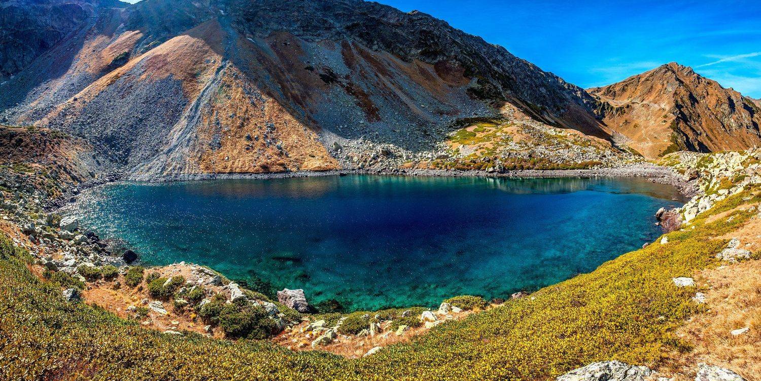 пейзаж горы архыз озёра, владимир кецко