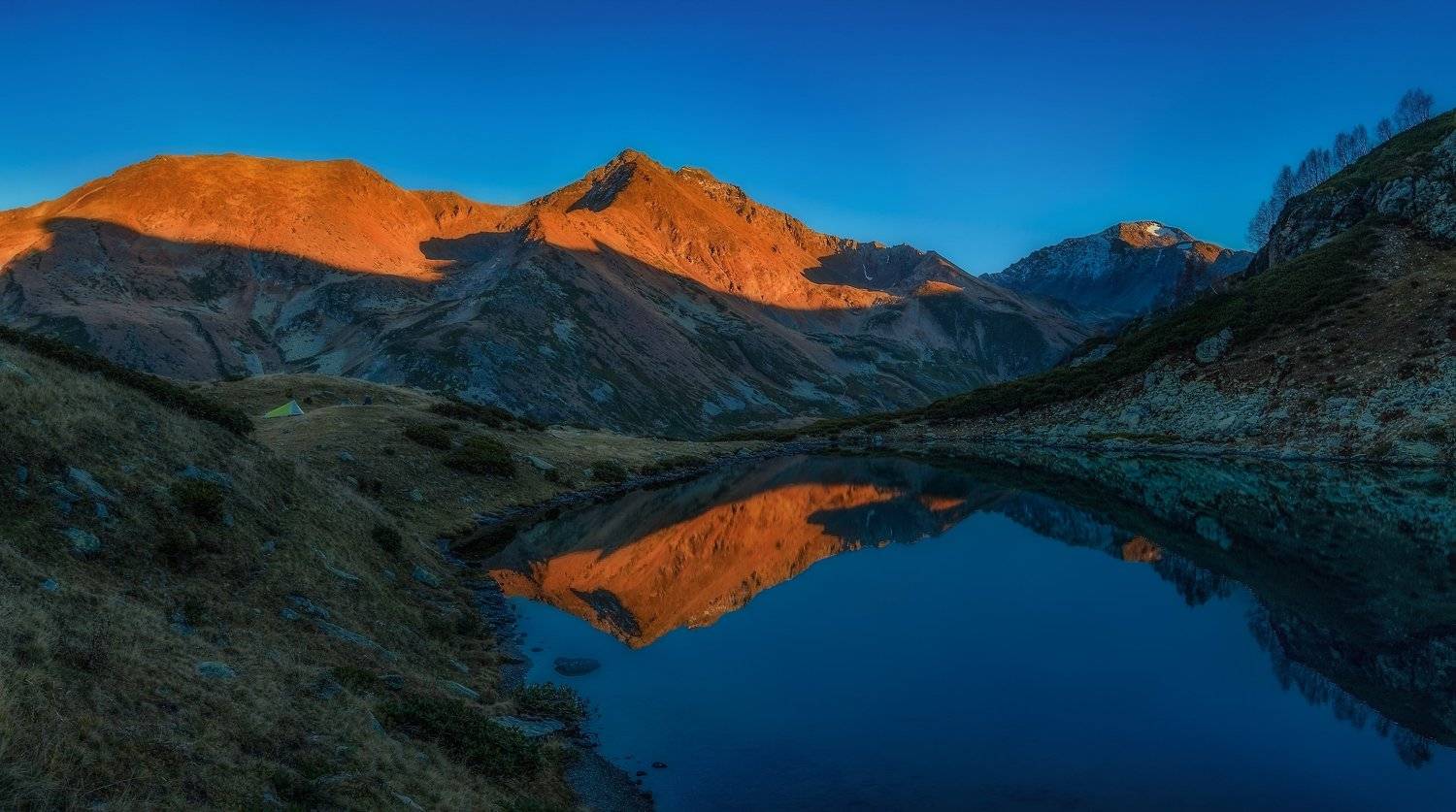 пейзаж горы архыз озёра, владимир кецко
