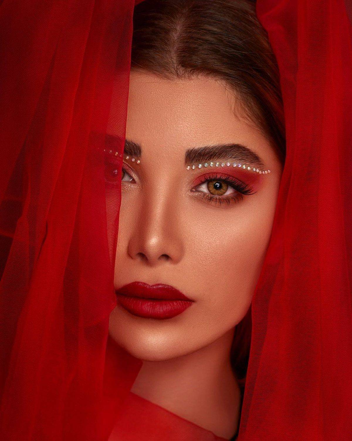 #red #beauty #iran #portrait #iran #makeup, amir seilsepour