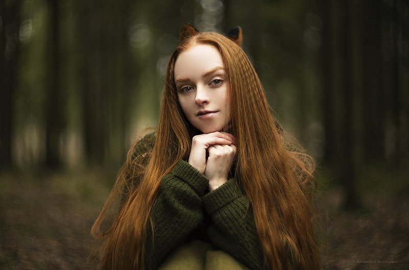 Portrait of Olga & Alice, the Fox фото превью
