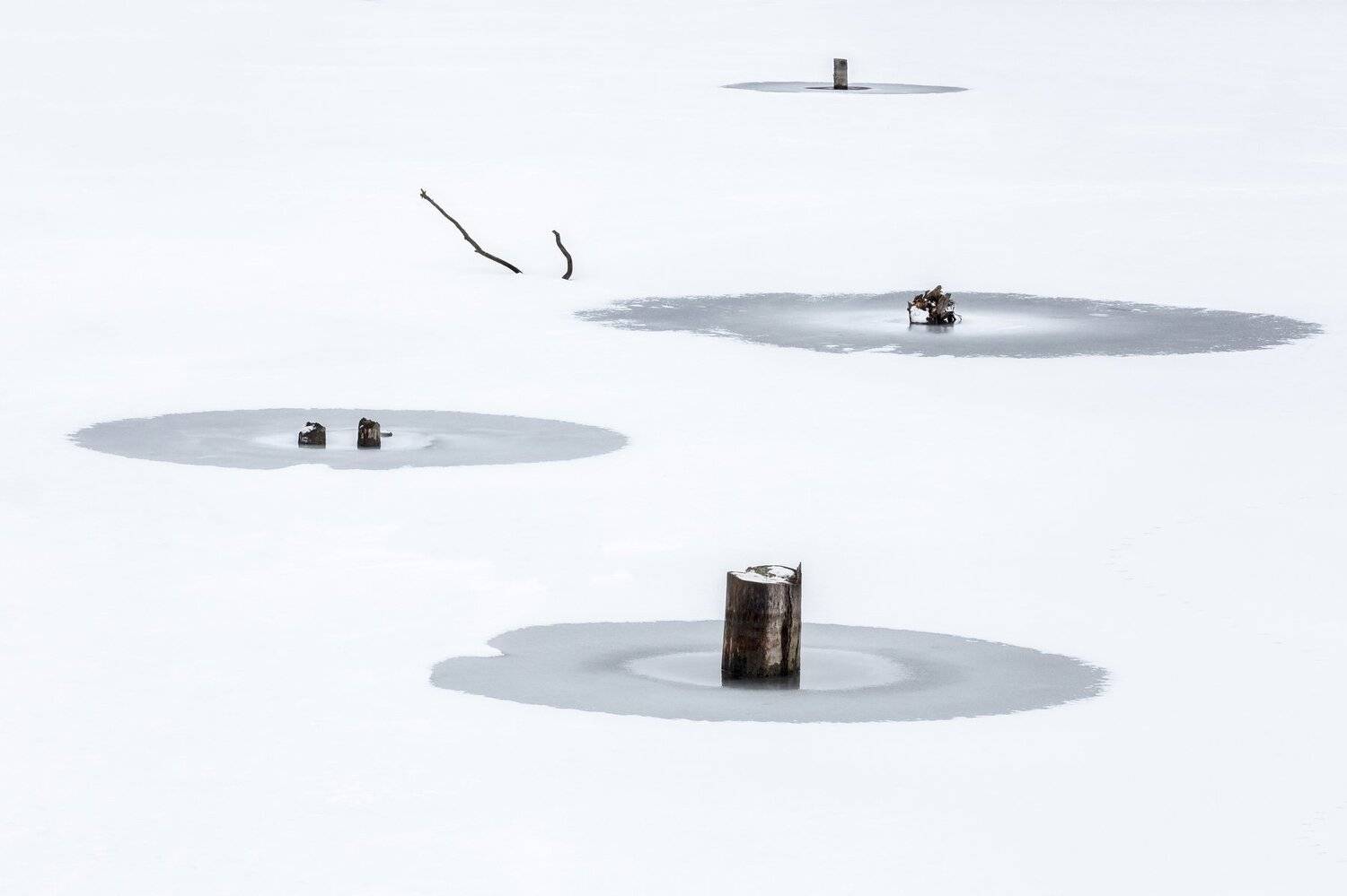 природа, пейзаж, зима, минимализм, лед, настроение, пустота, Мартыненко Дмитрий