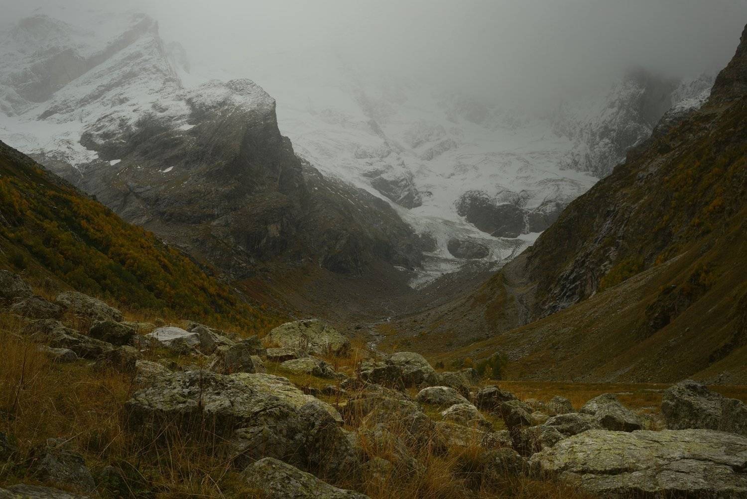 горы кавказ осень рассвет узункол, Александр Жарников