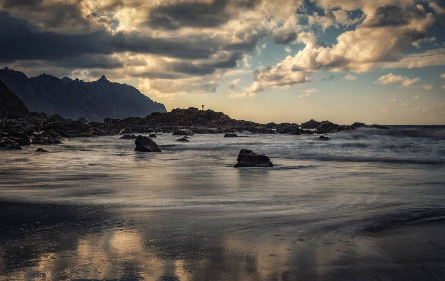 пляж, камни, океан, Александр Безмолитвенный