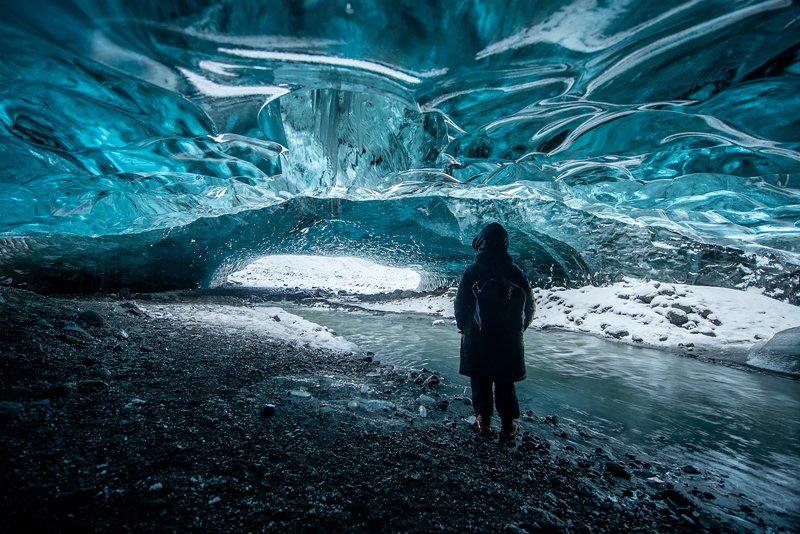 iceland, ice, cave, vatnajökull Iceland ice caving фото превью