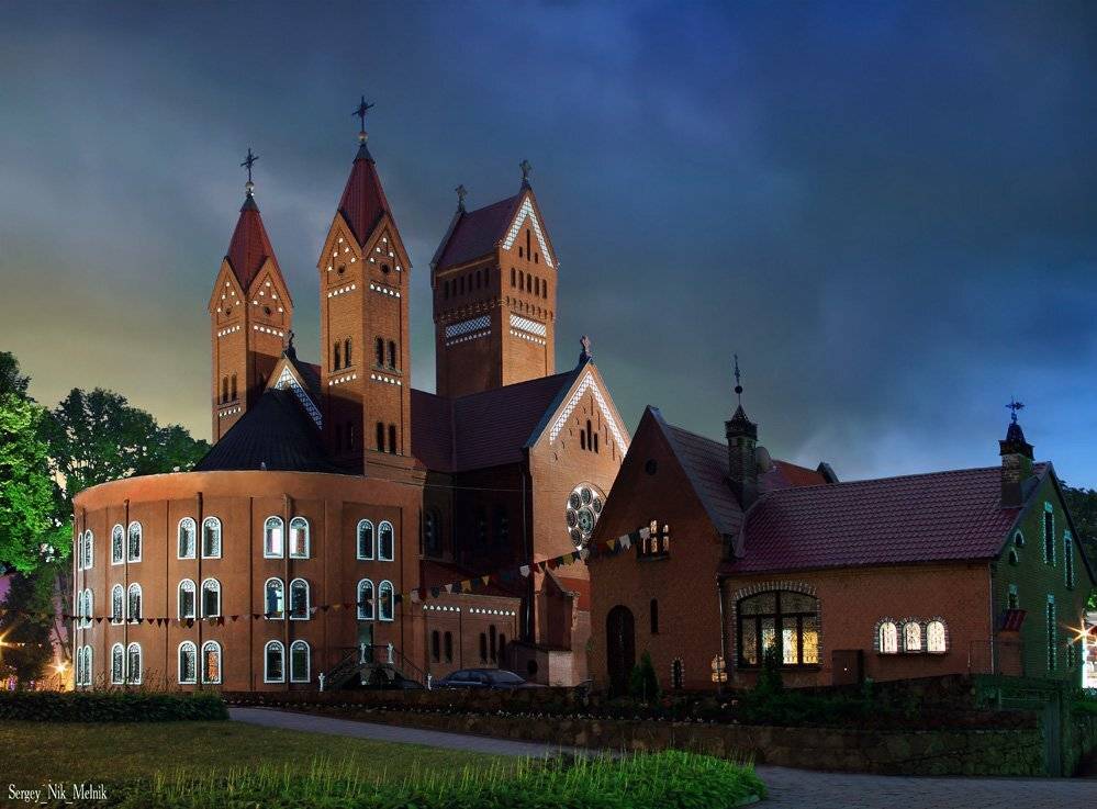 беларусь, город, минск, архитектура, вечер, церковь, Melnik-oy Serg-N-
