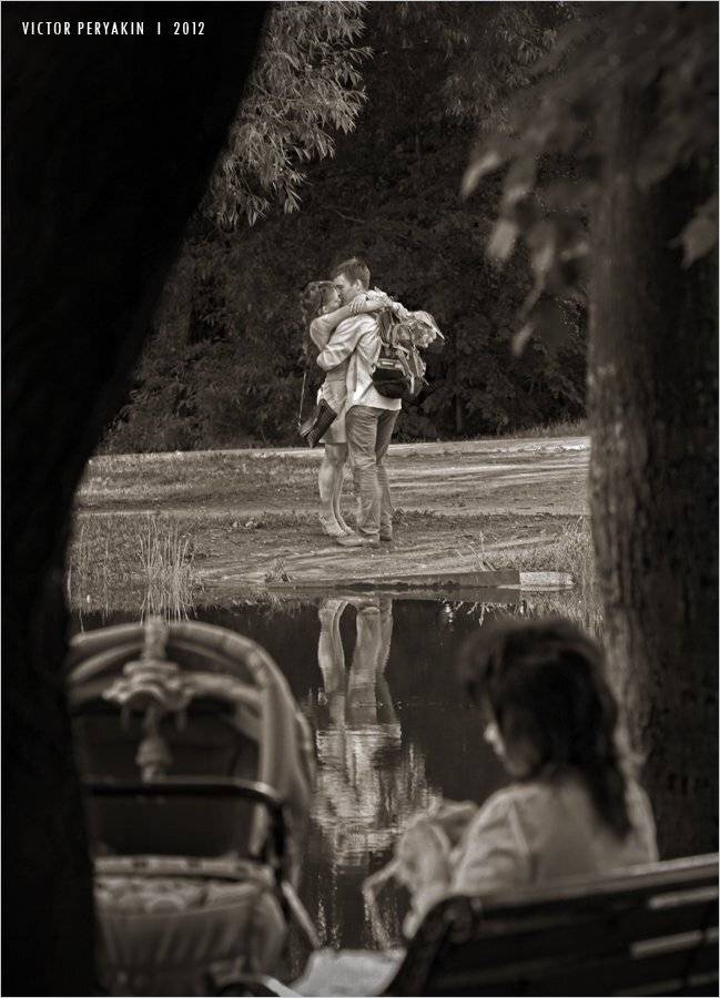 начало, парк, любовь, встреча, молодежь, воронцовский, материнмтво, свидание, отражение, Виктор Перякин