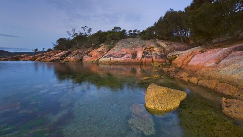 freycinet Тихий вечер в Honeymoon Bay фото превью