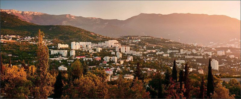 Панорама Ялты фото превью