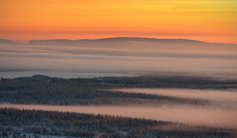 кольский, полуостров, зима Пробуждение севера фото превью