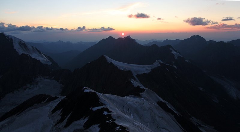 закат, алтай, северо-чуйский Закат на Северо-Чуйском фото превью