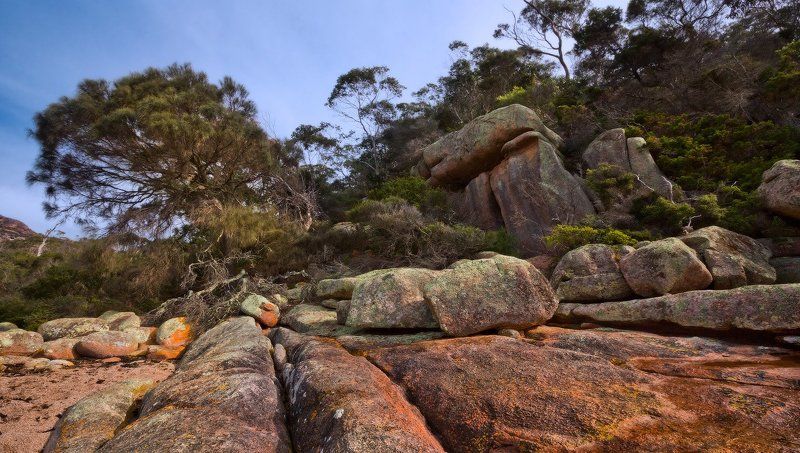 tasmania, sleepy bay О спящих камнях. фото превью