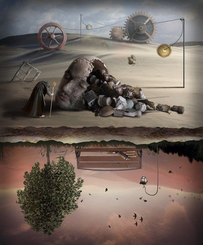 арт,фото Мусор мыслей фото превью