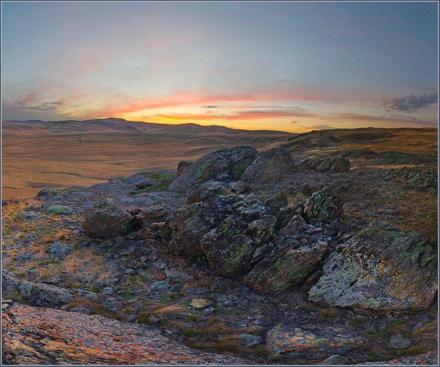 закат, рассвет, пейзаж, Азат