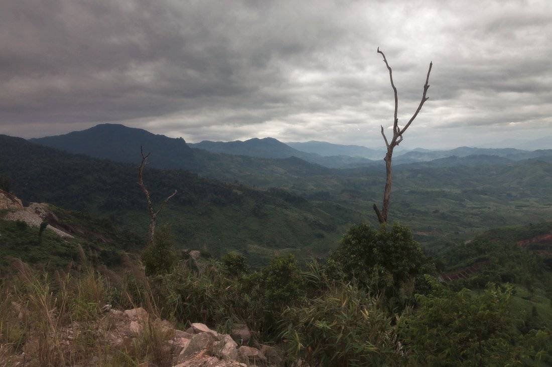 горы, камни, зелень, коряги, тучи, вьетнам, Георгий Машковцев