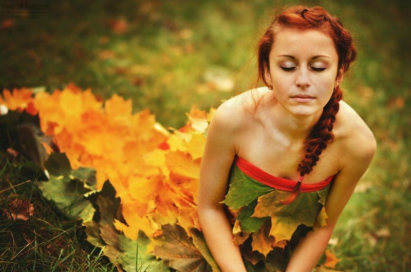 Платье со слов осени... фото превью