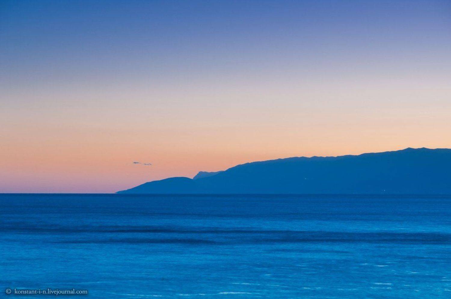 пейзаж, море, закат, Konstant-i-n