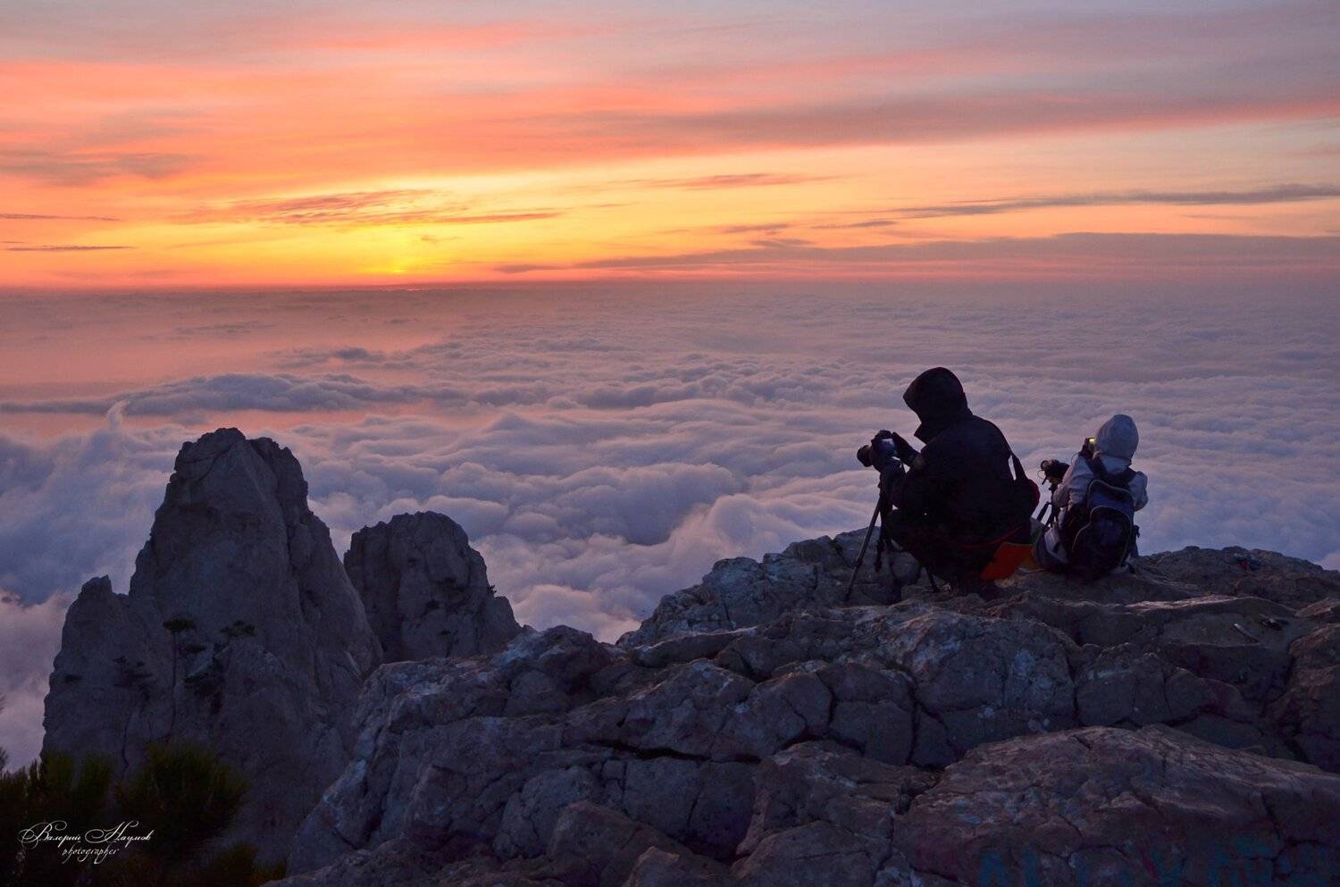 утро, рассвет, восход, крым, ай-петри, октябрь, вершина, Валерий Наумов
