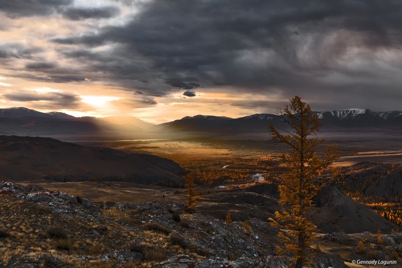 алтай, altai, осень, autumn, горы, mountains Рождение нового дня фото превью