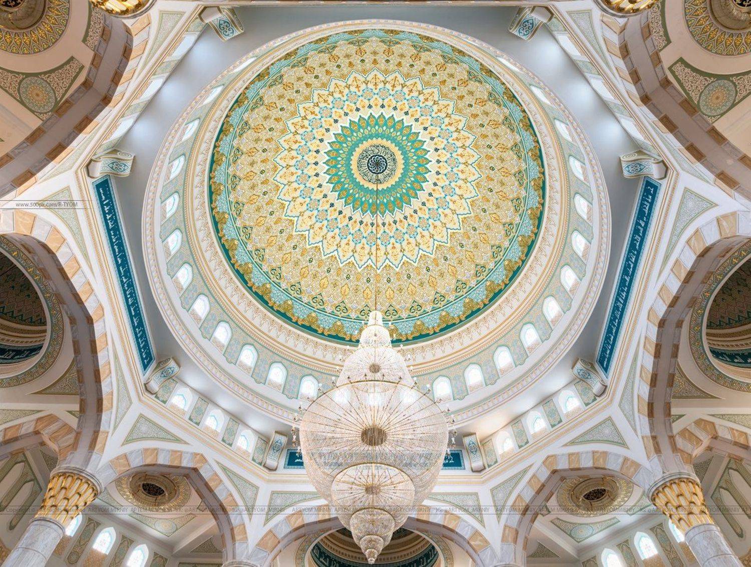 нур-султан, nur-sultan, астана, казахстан, артем мирный, astana, kazakhstan, artyom mirniy, хазрет султан, мечеть, hazret sultan, mosque, потолок, ceiling, ceiling-art, art, capriccio, veduta, photoartist, ведута, каприччио, фотохудожник, Артём Мирный