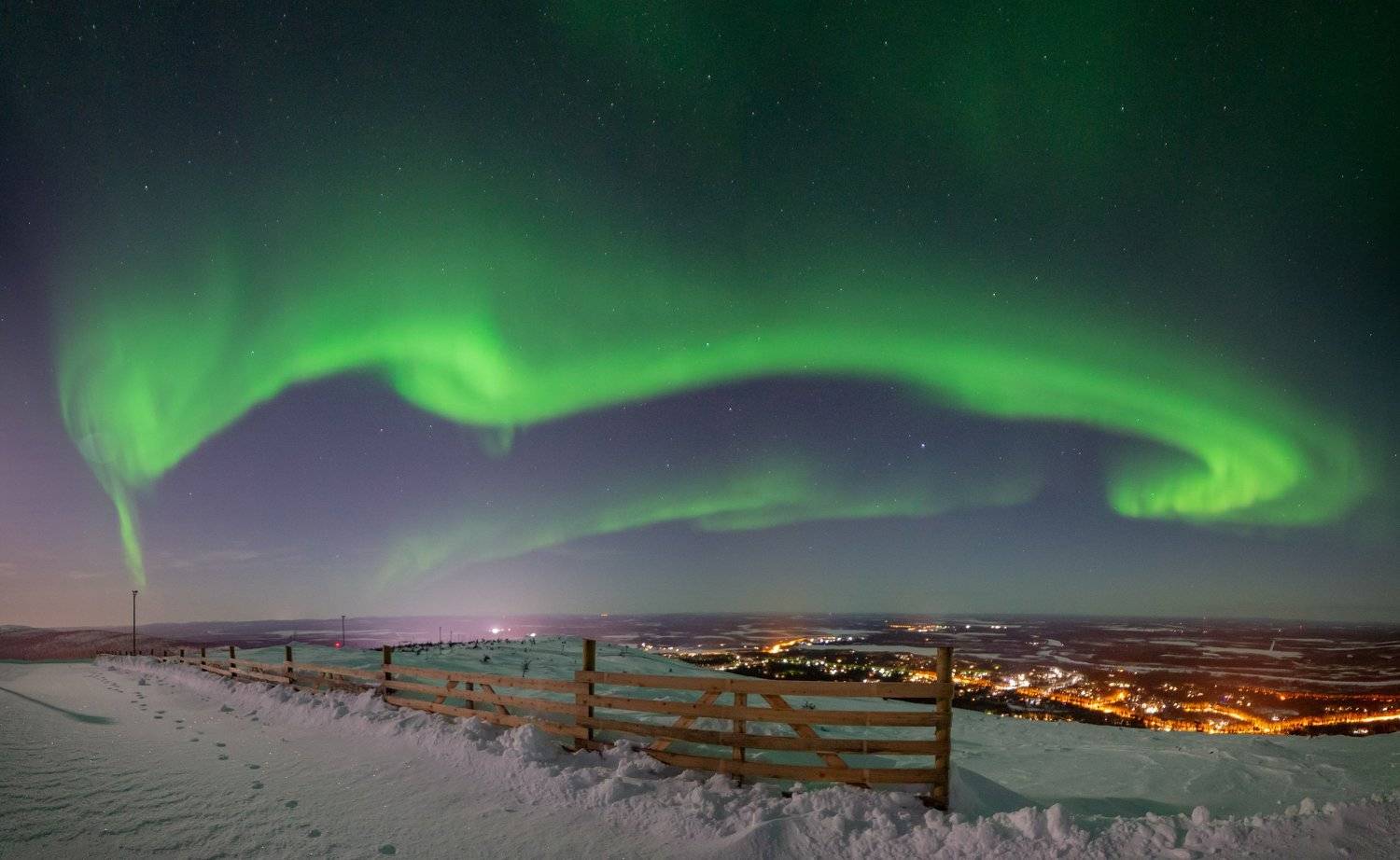 северное сияние, аврора, финляндия, лапландия, Исаков Дмитрий