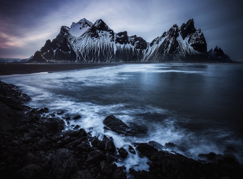 iceland, arctic, ocean, waves The wild silky waves of the ocean фото превью