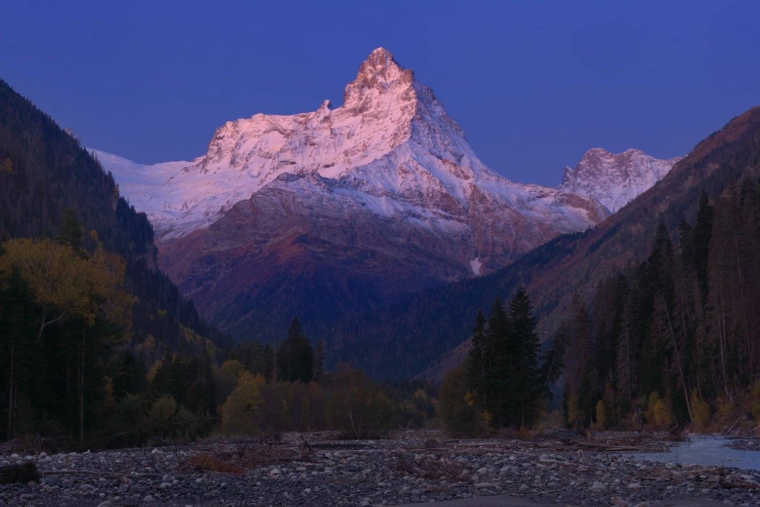 горы кавказ рассвет, Александр Жарников