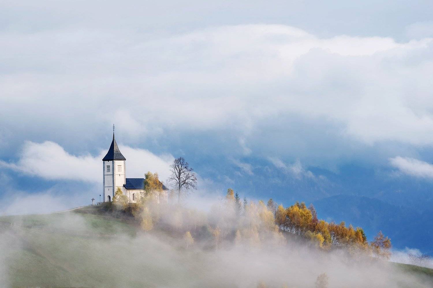 словения, slovenia, туманы словении, church, храмы словении, slovenia landscape, slovenia landscape photography, Татьяна Ефименко