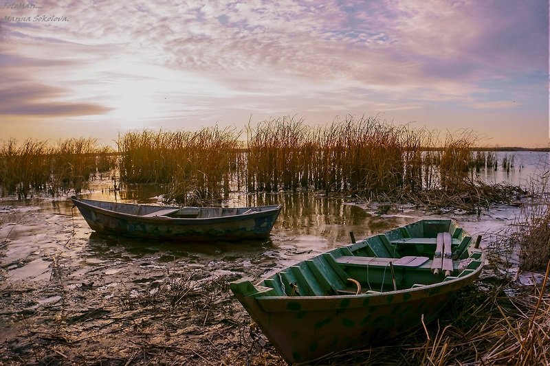 пейзаж,рассвет,утро,река,мёртвый донец, Раннее утро... фото превью
