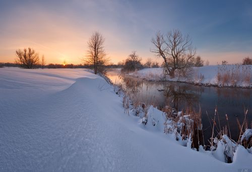 Морозное утро ..