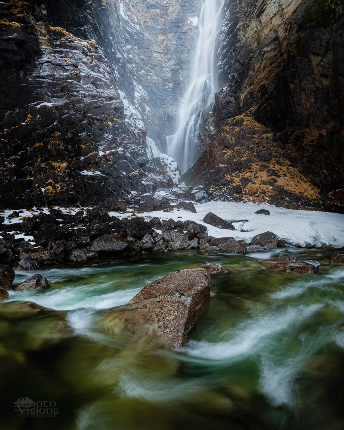 waterfall, svoufallet, winter, norway, norwegian, landscape, falls, Adrian Szatewicz
