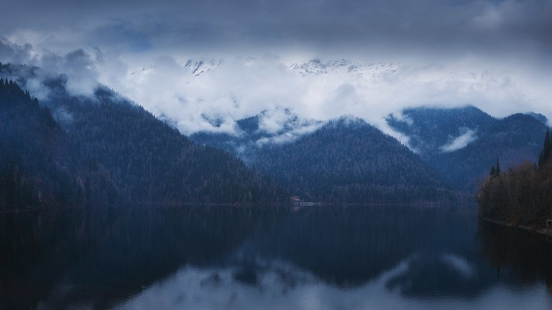 Озеро Рица, Абхазия. фото превью