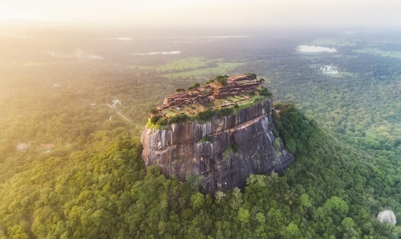 sigiriya, sri-lanka, sunset, шри-ланка, цейлон, сигирия, закат Sigiriya Rock , Sri-Lanka фото превью
