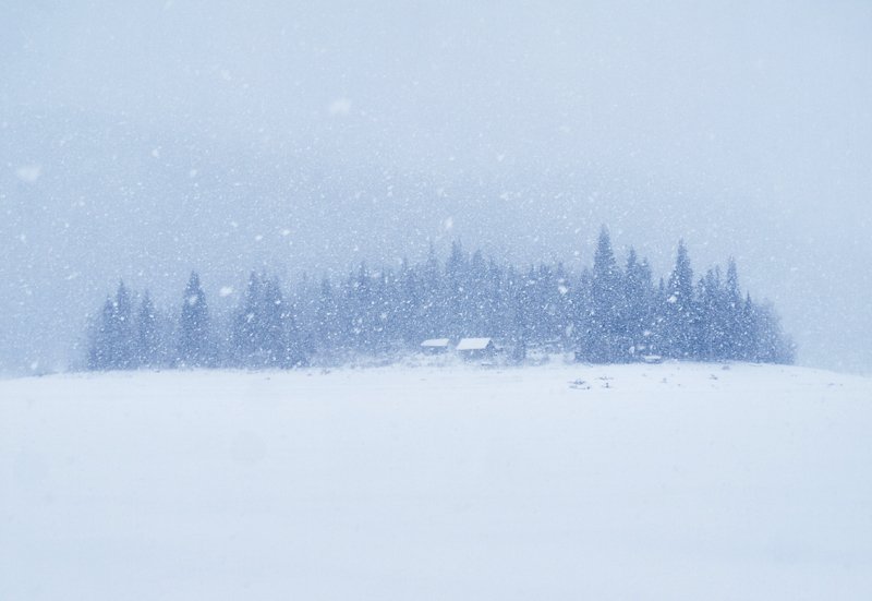 Снегопад фото превью