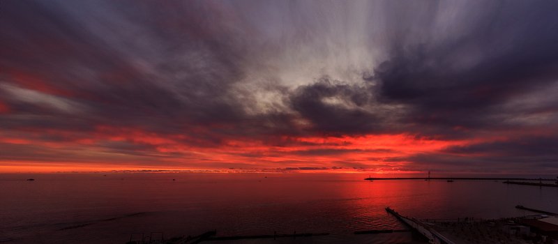 сочи, природа, море, закат Зимние закаты, Сочи фото превью